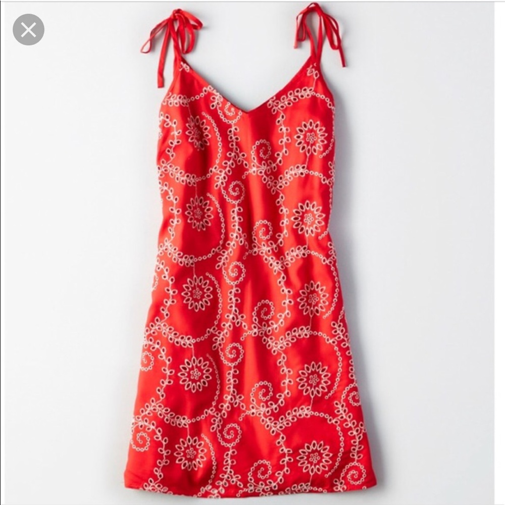 AEO | Eyelet Shift Dress